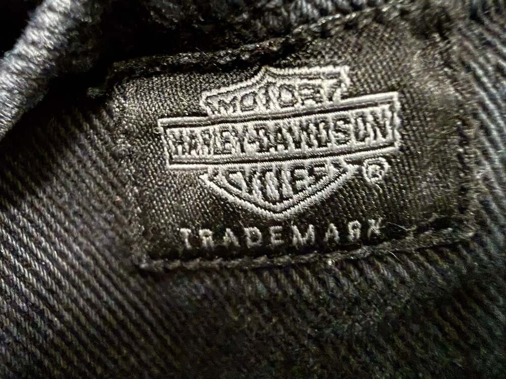 Harley Davidson Relaxed Jeans Size 40x30 Black Denim Made In USA